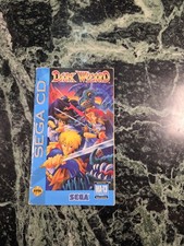 Dark Wizard (Sega CD, 1994) Manual Only + Registration Card Intact