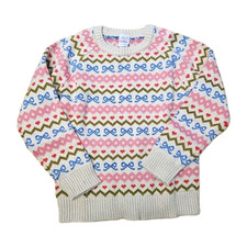 NWT HANNA ANDERSSON HEARTFULL HOLIDAYS FAIR ISLE SWEATER 130 8 75