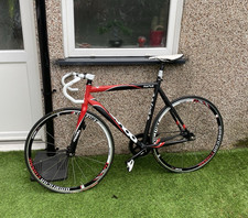 Moda Forte Road Bike 700C 56cm Drop Bar Rim Mechanical Brake Black/Red/White