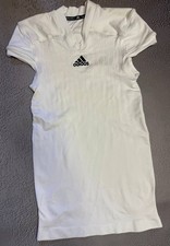 NEW Women  s Adidas Tennis Compression Dress White Size Medium