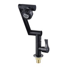 Basin Faucet Single Cold Stainless Steel 1080 Degree Flexible Rotation