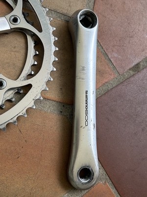 Vintage 1995 Shimano 600 FC-6400 SG Double Crankset 175 mm 53 42t