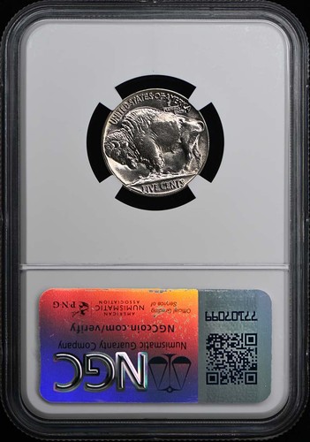 1936 Buffalo Nickel Type 2 5C NGC MS67 - Picture 2 of 4