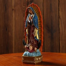 8" Our Lady of Guadalupe Virgin Mary Statue Christian Figure