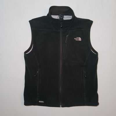 #ad The North Face Windwall Vest Mens XL Black Fleece Lined Windbreaker $35.97
