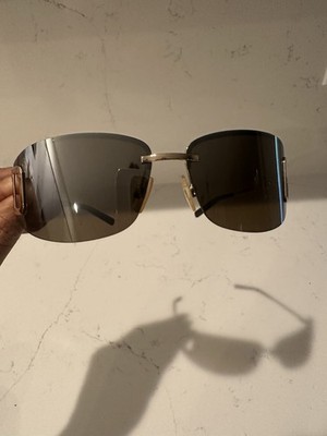 DG 468S Dolce & Gabbana Metal Rimless Sunglasses