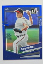 2023 Panini Donruss - Greg Maddux #154 Holo Blue
