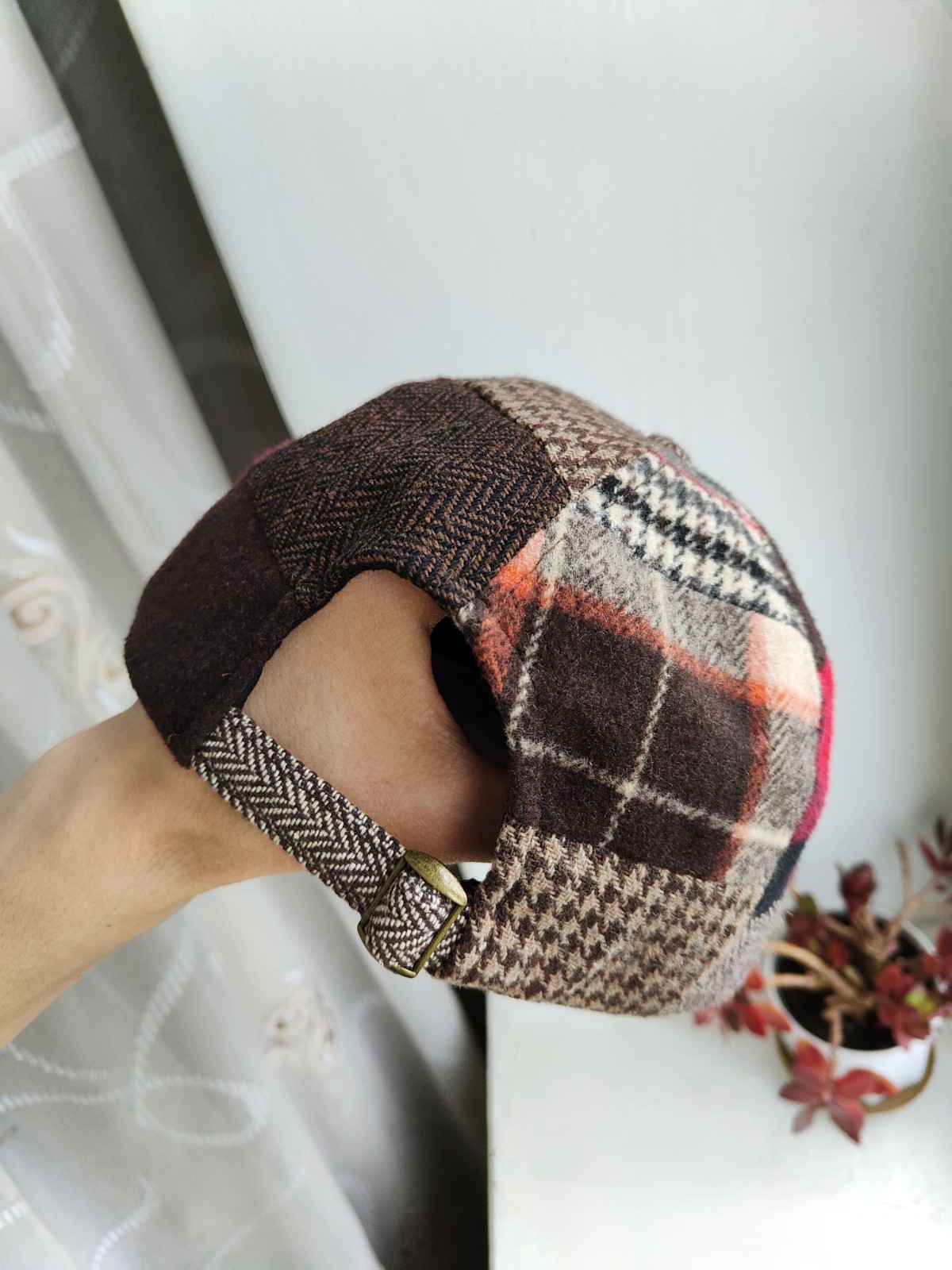 Hawkins Patchwork Baseball Cap Hat Wool Blend Mul… - image 5