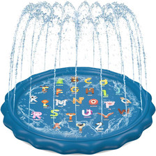 Jasonwell Splash Pad Sprinkler for Kids 60" Splash Play Mat Outdoor Water Toys I
