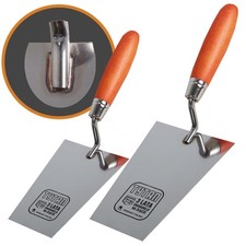 Bucket Trowel Masonry Stainless Steel 130, 160 or 180mm, SET wooden handle
