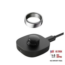 Compatible with Oura Ring Gen3 Charger - - Fast Charging Dock Size 11 Black
