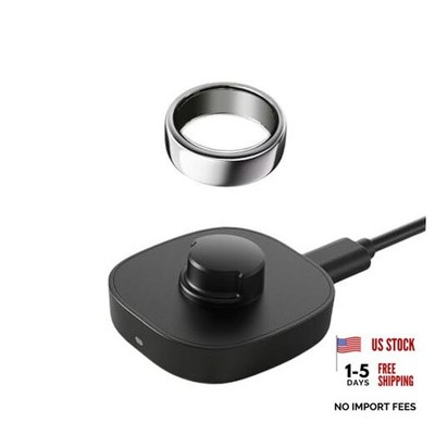 Compatible with Oura Ring Gen3 Charger - - Fast Charging Dock Size 11 Black