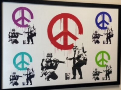 Banksy von Bethlehem. Original, Limited Edition. Signiert. Nummeriert. COA.