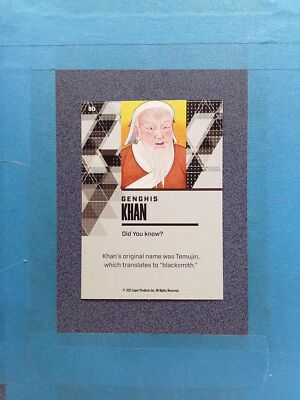 ファーストナンバー　Genghis Khan チンギスハーン　カード　1/50 ファーストナンバー Genghis Khan チンギスハーン カード 1/50 2021