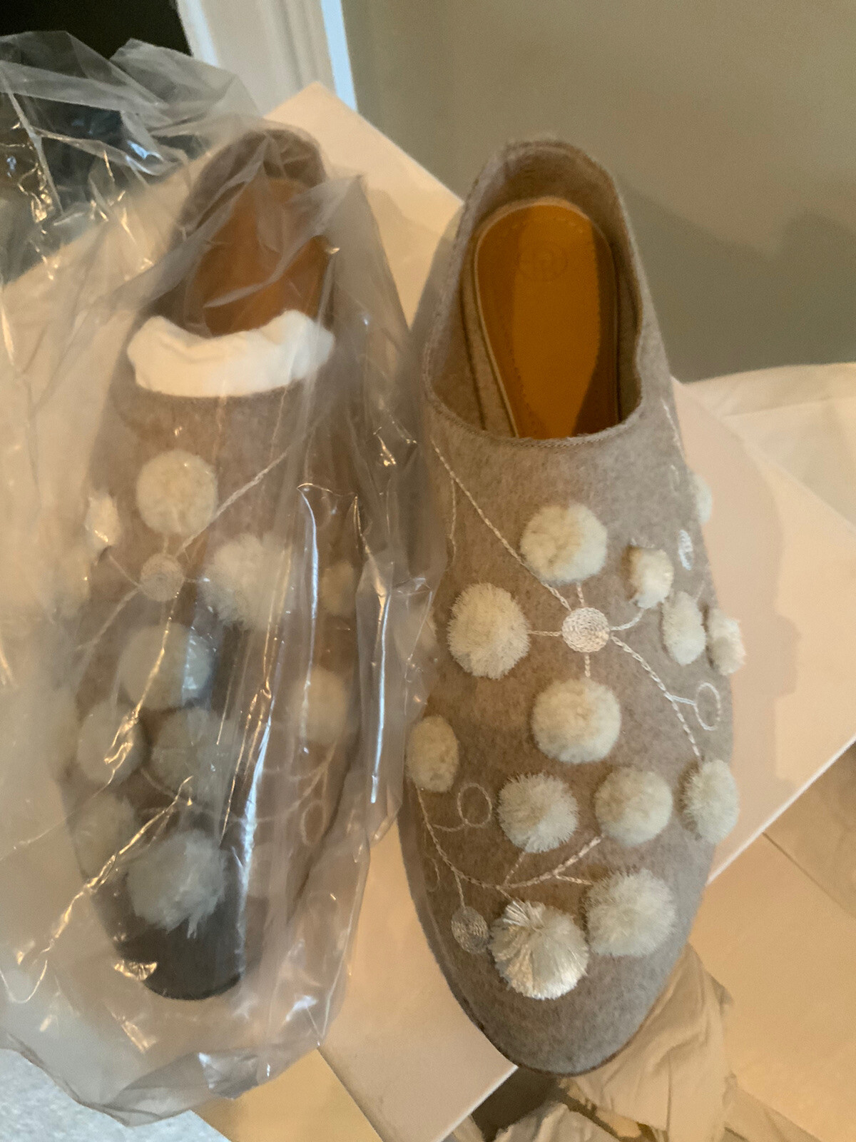 FILA pantofola avorio cashmere 41 nuove con etichette