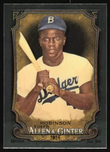 2024 Topps Allen & Ginter Chrome SP #170 Jackie Robinson 2024 Topps Allen & Ginter Chrome SP #170 Jackie Robinson