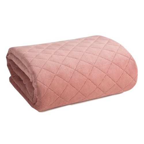 Tagesdecke Bettüberwurf Decke Überwurf MILO 170X210 CM rosa - Bild 2 von 4