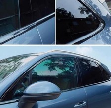 Car Window Frame Cover Strip Trim For Porsche Cayenne 12-2017 Stainless Black M