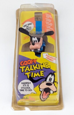 Goofy Armbanduhr Talking Time von Sounds Fun aus dem Jahr 1991