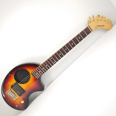 Fernandes Zo-3C Guitar sunburst Gold Parts Built-in amp made in Korea