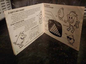 Q*BERT Nintendo NES Game Original ULTRA 1988 Instruction Manual Booklet **ONLY**