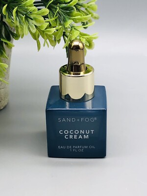 Sand + Fog Coconut Cream Eau de Parfum Oil/ Dropper 1.0 oz New 