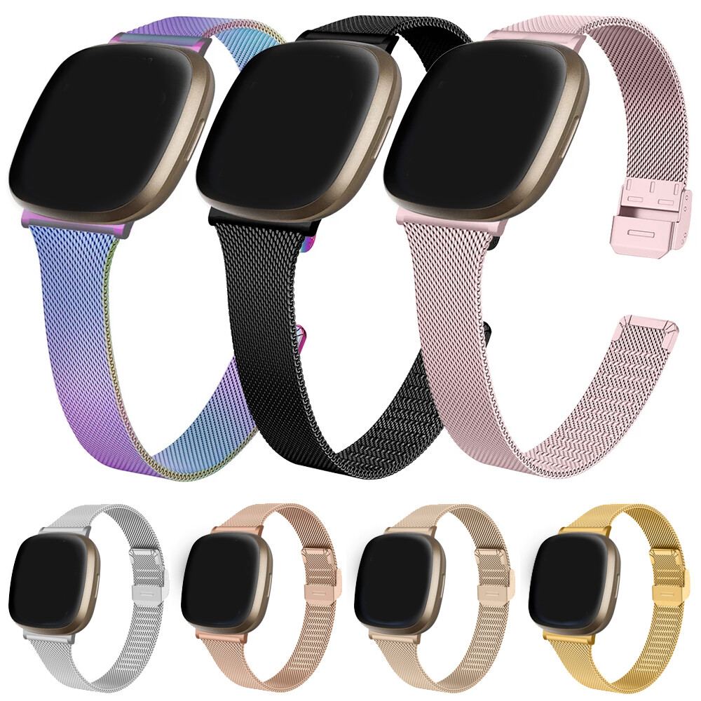 Fitbit Versa 2/3 watch bands Amazon.com: Tobfit Pack 3 Slim Bands Compatible with Fitbit  main image 2