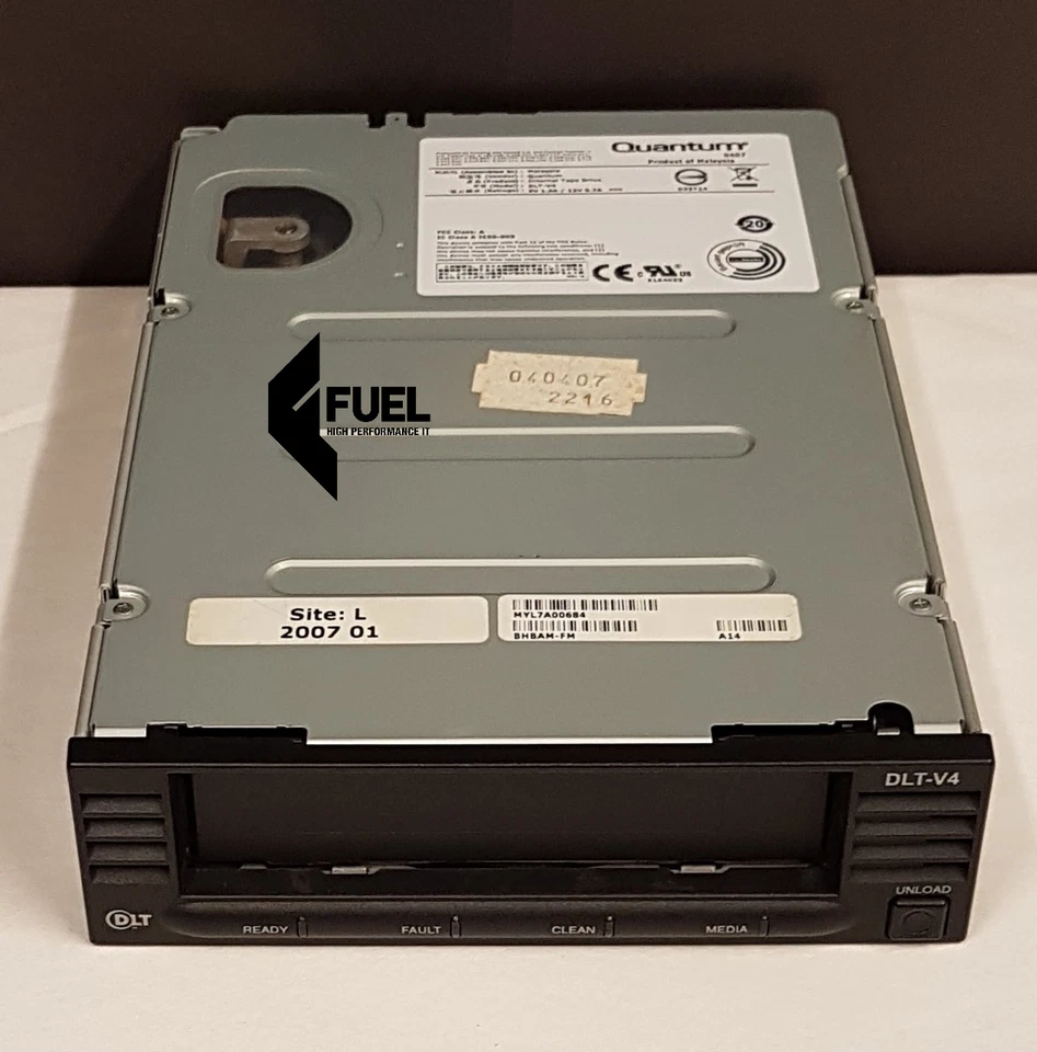 Quantum  DLT-V4 Ultra SCSI  Internal Tape Backup Drive BHBAM-EY - Image 3 of 4