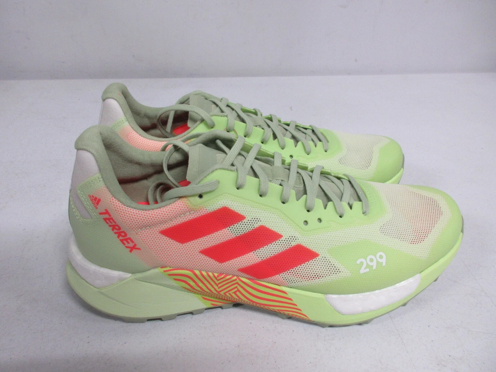 Adidas Terrex Agravic Flow 2.0 Gore-Tex Trail Running Shoes Mens 8.5 Men's Lime