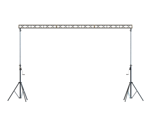 vivStruct Adjustable 15' Wide Crank Triangular Trussing Mobile DJ Lighting Truss - Picture 10 of 53