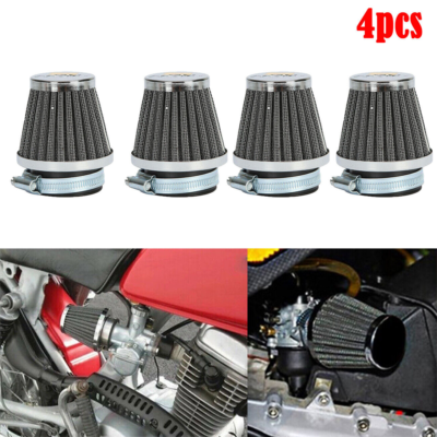 4x Motorcycle 54mm Air Pod Filters For Kawasaki GPZ750 1982-1985