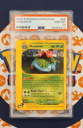 2002 Pokemon Card Expedition Venusaur 68/165 PSA 10 Gem Mint