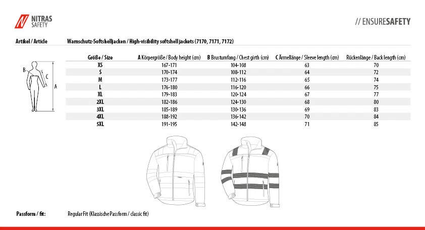 veste softshell haute visibilité, jaune fluo/noir, déperlantes et coupe-vent - Photo 4/4