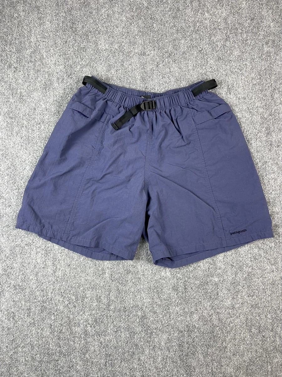Vintage Patagonia River Shorts Adult Medium Blue Belted Waist Style 57084 2002