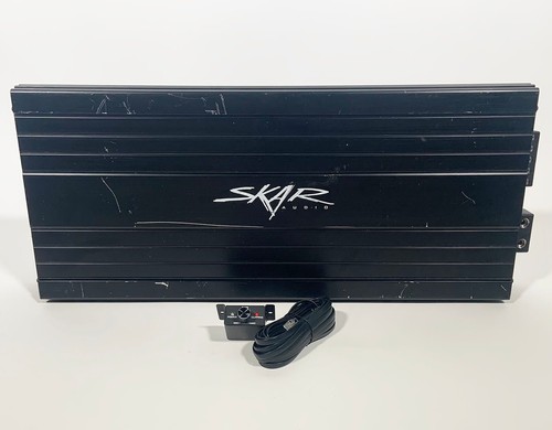 Used Skar Audio SKv2-1500.1D Monoblock Car Amplifier - 1500 Watt Class D Subwoofer Amp