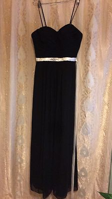 D'ZAGE BLACK BRIDESMAID/EVENING/PARTY MAXI DRESS STILE 82955 | eBay
