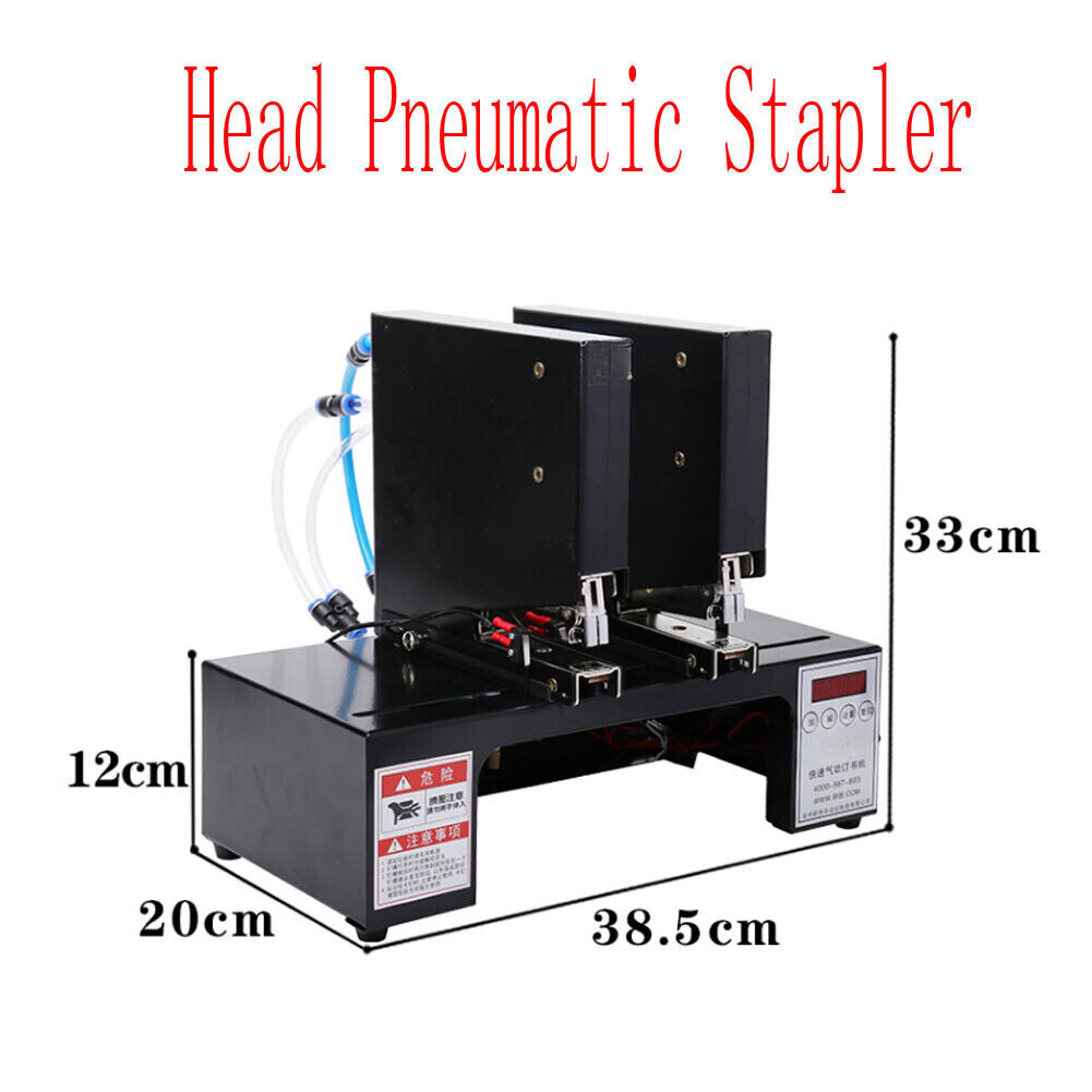 Double-head automatic stapler Pneumatic Stapler Paper Binder Binding machine