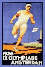 10823.Poster decoration.Home interior.Room Wall design.1928 Amsterdam Sports