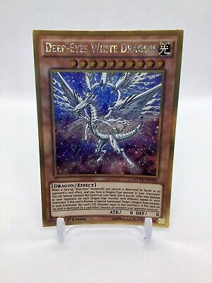 1st Gold Rare Yu-Gi-Oh Deep-Eyes White Dragon MVP1-ENG05 X3! 