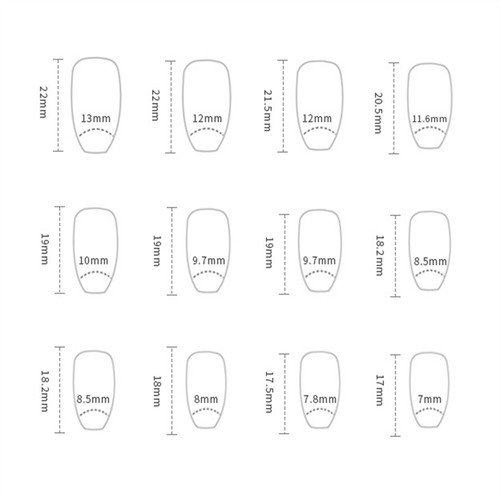 24pcs Butterfly Gradient Fake Nail Coffin Long Press on Nails for Nail