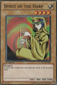 Spirit of the Harp - YS11-EN001 - Common - 1st Edition x3 - Lightly Played