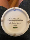 Mrs Claus Christmas Candlesticks 1991 Danbury Mint — photo 4