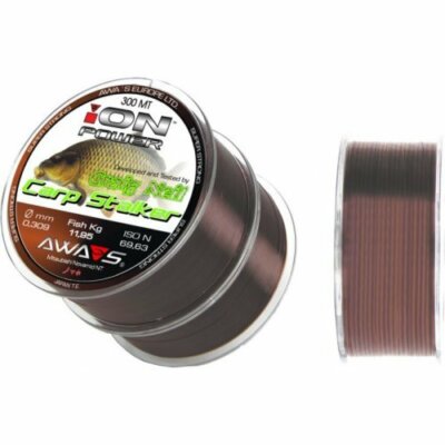 AWA'S (AWA-SHIMA) ION POWER CRAIG NEIL CARP STALKER 2x300m Fishing Line Monofila