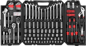 248-Piece Ensemble d'outils de mécanique avec chaussettes, clés & Cas de stockage
