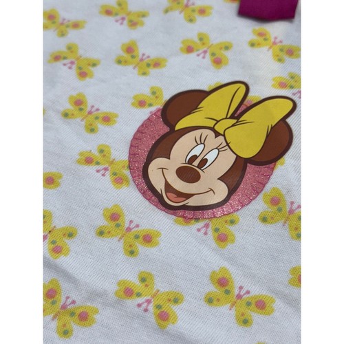 Canotta vintage Y2K Disney Minnie Mouse maglietta farfalla maglietta bambino 5T - Foto 3 di 8