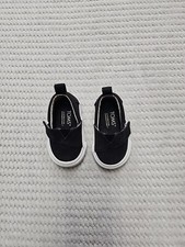Toms Shoes Toddler Baby Size 4 Black Slip On Sneaker