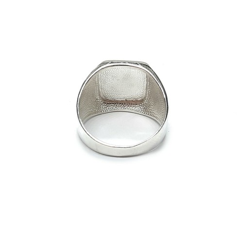 Sterling Silver Men Ring Saint George Hallmarked Solid 925 Handmade Nickel Free - Picture 4 of 6