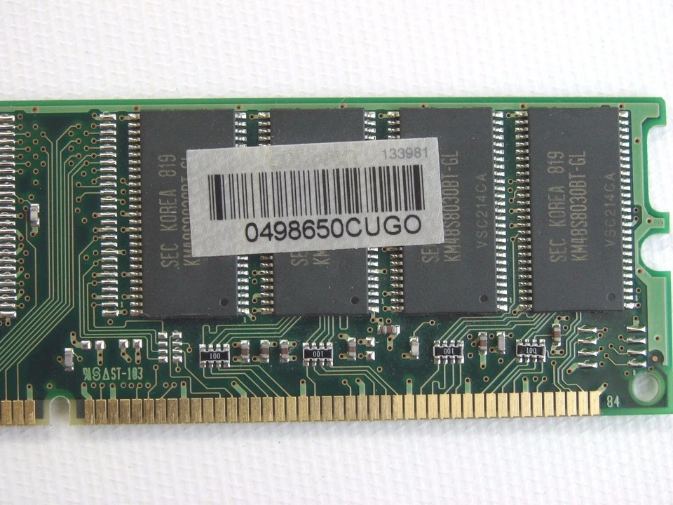 Samsung KMM366S823BT-GLQ SAMSUNG 168P-SDRAM-064MB-PC100 OEM (T38) - Image 3 of 4