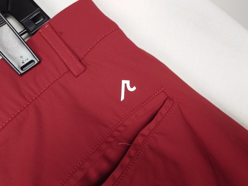 Redvanly Hanover Stretch Pull On Golf Shorts Dark Red Men's Medium M 9" ins - Imagen 3 de 5