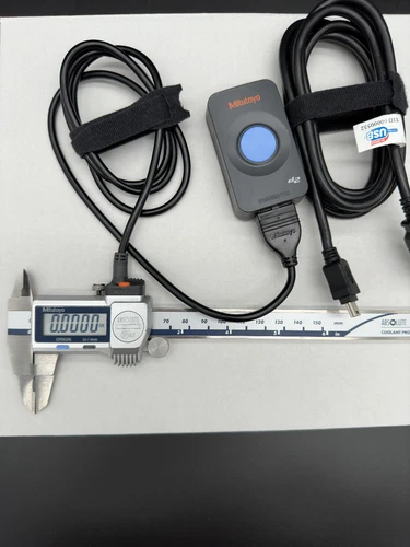 Digital Caliper, 6” Mitutoyo, 573-734-20 Precision Measuring Tool & SPC Cable